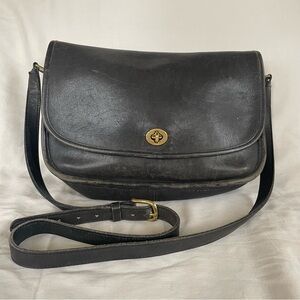 AUTHENTIC VINTAGE COACH CITY BAG BLACK